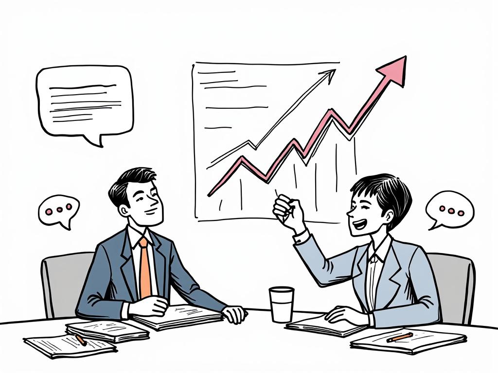 Financial growth chart
